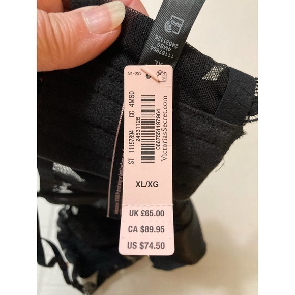 Victoria’s‎ Secret NWT Very Sexy Bralette Black Lace XL - Picture 6 of 7